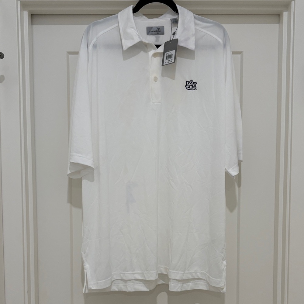 NWT [Ashworth] Auburn University Tigers NCAA Polo Shirt Mens 2XL SEE DESCRIPTION - Picture 3 of 13